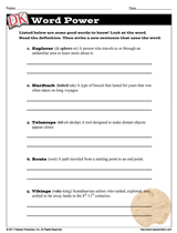 worksheet