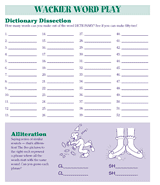 Wackier Word Play