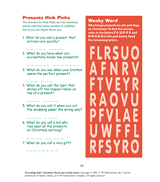 Christmas Word Puzzles
