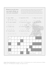 Crossword Puzzles Printable on Crossword Puzzle Riddle For Kids Printable   Familyeducation Com