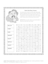 Body Noise Wordsearch