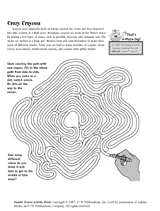 Crazy Crayon Maze