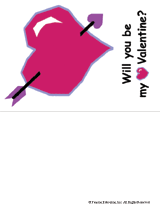 Be My Valentine Printable Card
