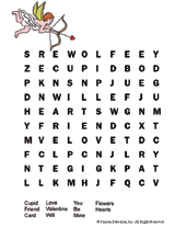 Free Printable Crossword on Have Fun On Valentine S Day With This Printable Word Search