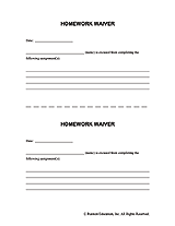 Homework Waiver