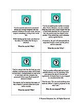 What Would You Do? Playing Cards
