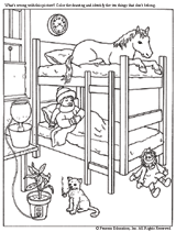 What's Wrong with This Picture? Bedroom Image Search
