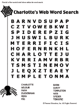Play the Charlotte's Web Word Search