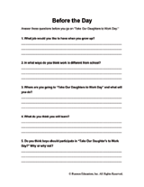 Take Our Daughters to Work Day - Part 1