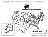 License Plate Scavenger Hunt