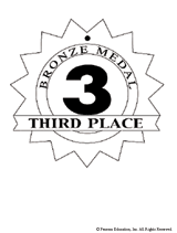 Bronze Medal: Printable Prize Coloring Page