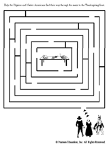 Thanksgiving Dinner Maze