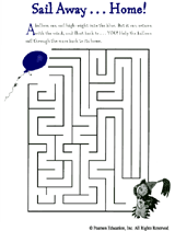 Where Do Balloons Go? Maze