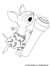 If You Take a Mouse to the Movies -- Coloring Page 2