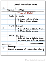 Cornell Two-Column Notes