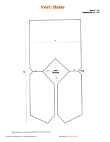 Basic Vest Costume Pattern