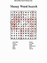 Money Word Search Answer Key