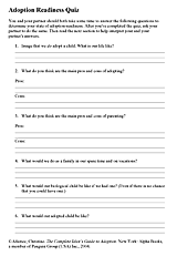 Adoption Readiness Quiz
