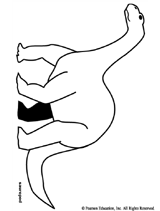 Sauropod Dinosaur Coloring Page
