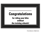 Riding a Bike Without Training Wheels