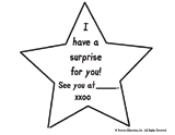 Star Lunch Box Note