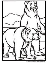 Bears Coloring Page