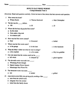 How to Eat Fried Worms Enrichment Activities
