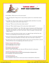 ''Curious About...'' Story Hour Suggestions