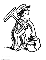 Curious George Coloring Pages on Enjoyment Of The Curious George Series With The Fun Coloring