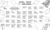 Poem-a-Day Calendar: April 2009