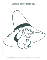 Curious George Coloring Pages on Curious George Coloring Sheet Printable  Pre K   3rd Grade