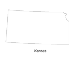 Kansas State Outline