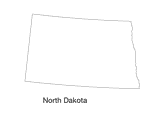 North Dakota State Map