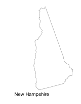 New Hampshire State Map