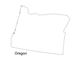 Oregon State Map