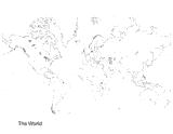 World+map+outline+for+children