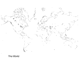 World+map+outline+black+and+white