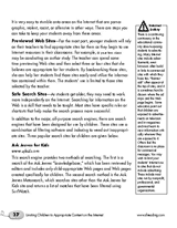 Limiting Children to Appropriate Content on the Web