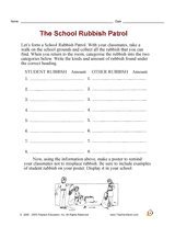 The School Litter Patrol