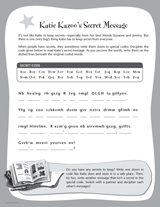 Katie Kazoo Secret Coded Message