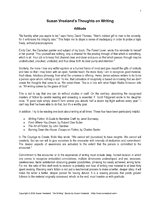 Susan Vreeland's Thoughts on Writing, Printable Version