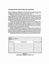 Applying School Rules Outside the Classroom