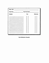 Flyer Distribution Checklist