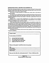 Establishing Small Groups for Learning (II)