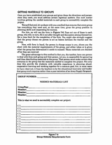 Distributing Materials to Groups