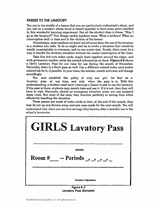 Passes to the Lavatory