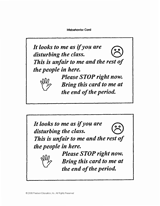Misbehavior Cards