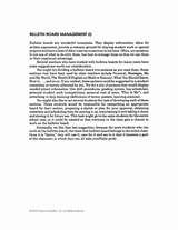 Bulletin Board Management (I)