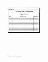 Learning Materials Trust Fund Passbook