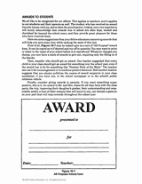 Awards to Students